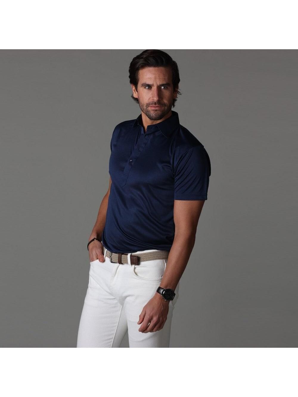 Collars & Co. NWT Semi-Spread Collar Polo Tall Fit - Size Medium Tall